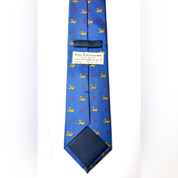 SEIGO KATSURAGAWA Silk Tie HANDMADE - Picture 3 of 7